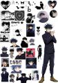 jujutsu kaisen stickers, jjk Sticker, Anime Sticker, gojo satoru, yuji stickers, sukuna stickers, itadori sticker, jjk sticker. 