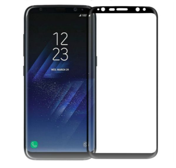 Samsung Galaxy S8 3D Tempered Glass Screen Protector Edge to Edge