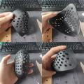 Spiderman Mini Mask Cosplay Props Spider Man Faceshell Silica Black/Red Halloween Deadpool Half Face Shell Cover Mouth Mas. 