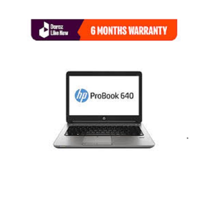 HP ProBook 640 G1 - Core i5 4th Generation - 8GB RAM - 128GB SSD - 14inch Screen - (Windows 10 PRO) - Daraz like new laptops