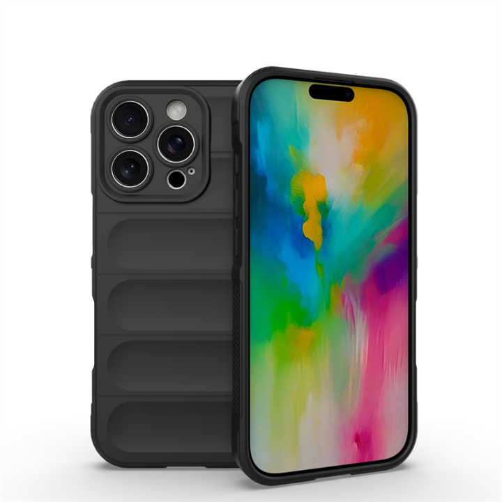 For iPhone 16 Pro Max Case Camera Protection Back Cover Shockproof Casing Shell Silicone Softcase