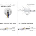 Mini Motion Sensor Light Switch 110-220V PIR Sensor Smart Detection Time Delay Adjustable Infrared Induction Detector. 