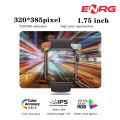 Energy - ENRG Smart Watch 1.75 Inche HD Full Edge To Screen With Crown Rotating Function Bluetooth Call Dial And Split Display For Android IOS Device Black. 