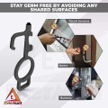 Touchscreen Stylus Multitool Keychain - No Touch Door Opener and Bottle Opener Hygiene Keyring. 