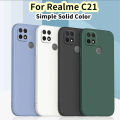 Original For Realme C21 Silicone Full Cover Case Antifouling Phone Case Cover. 