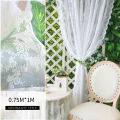 JM Floral Black White Lace Window Curtain Door Curtain Living Room Bedroom Drapes Sperate Curtains Home Decor Organza. 