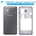 Samsung Galaxy Grand Prime Housing Middle Frame With Side Button and Camera Lens Complete Body Casing Replacement For Galaxy Grand Prime - Grey. 