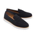 Men's Formal Suede Shoes - Classic Slip-On Loafers | Includes Suede Care Accessories like Polish, Spray & Brush. 