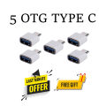 USB to Type C OTG Converter for Android Smartphones, Fast Data Transfer and Charging Adapter. 