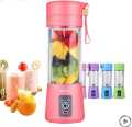 USB Rechargeable Juicer Blender 6 Blades Electric Mini Portable Personal Size Juicer Cup USB Mixer Smoothie Maker | 380ml | Food Grade Water Bottle Fruit Juicer Machine (Double Click Start) Easy to Carry - Multcolor. 