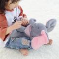 Hide and Seek Elephant Baby Animal Plush Toy Ears Move Electric Music Toy Play Games Talking Singing Dolls for Toddlers Gift. 
