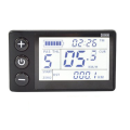 S866 Electric Bike LCD Display E-Bike Electric Scooter Display Meter Control Panel with Waterproof Plug. 