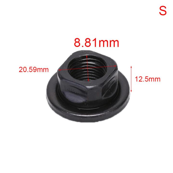 Bicycle Hub Nut Fixed Gear Front Rear Axle Screw S/L Shaft Supplies Bike Parts