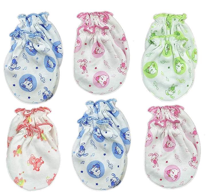 Pack%20of%201%20/2%20/%204%20/%206%20Pair%20-%20NewBorn%20Baby%20Anti%20Scratching%20Gloves%20Soft%20Cotton%20Mittens%20Set%20-%20New%20Born%20-%20Image%204