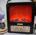 Artificial Flame Lamp Fake Flame Fireplace Lamp Decoration Carbon Flame Atmosphere Lamp Furnace Decoration. 
