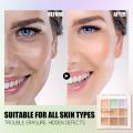 FAMOTY Nine-colors Concealer Palette Long-lasting Moisturize Color Corrector Cream Bronzer Contouring Brightening Highlighter Dark Circles Cover Cosmetics Tools. 