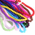 Glass Beads - Marble Beads 8mm For Jewellery Making - Pack Of 100 Beads. 