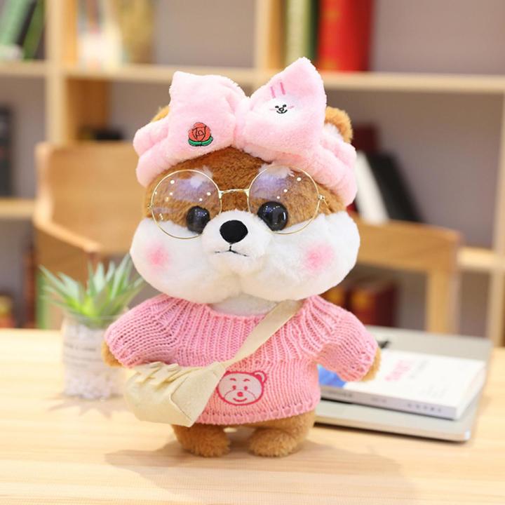Cute Shiba Inu Plush Doll With Various Styles Clothes Soft Stuffed Animal shaped Plush Toys Birthday Gifts For Babies Girls Daraz.pk