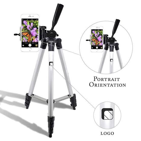 Tripod%20Stand%20With%20Phone%20Holder+%20Carrying%20Bag%20with%20New%20Features%20Portable%20For%20Videos,%20Mobile%20Phone%20and%20DLSR%20Camera%20For%20Videography%20and%20Photography%20(Adjustable)%20Black%20&%20Silver%203110%20Model%20Tripod%20Stand%20Best%20Quality%20-%20Image%203