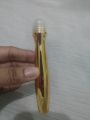 1pcs 4.5 inch long empty Golden 15ml Roll on Steel Roller Ball for use attar oil  Perfume Eye Cream Metal Golden Roll on Roller travel Bottle High Quality. 