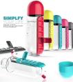 Pill & Vitamin Organizer Water Bottle Simplify Your Life. 