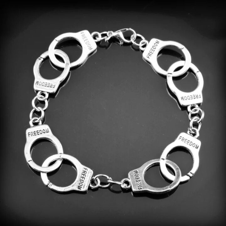 【shenggangshangmao001】Politie Handboeien Armbanden Armband Accessoires Fifty Shades Of Grey Armbanden Voor Lover Paar Gift