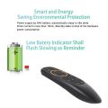 Voice Air Mouse with Microphone 2.4GHz Wireless USB 6 Axis Gyroscope IR Remote Control For Android TV Box Laptop PC. 