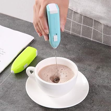 Coffee Beater Electric Hand Whisk Mixer | Coffee Milk Egg Beater Mini Handle Mixer Stirrer Kitchen Tools | Handheld coffee beater