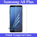 Samsung Galaxy A8 Plus Tempered Glass Screen Protector Premium High Quality Polish Glass For Samsung Galaxy A8 Plus. 
