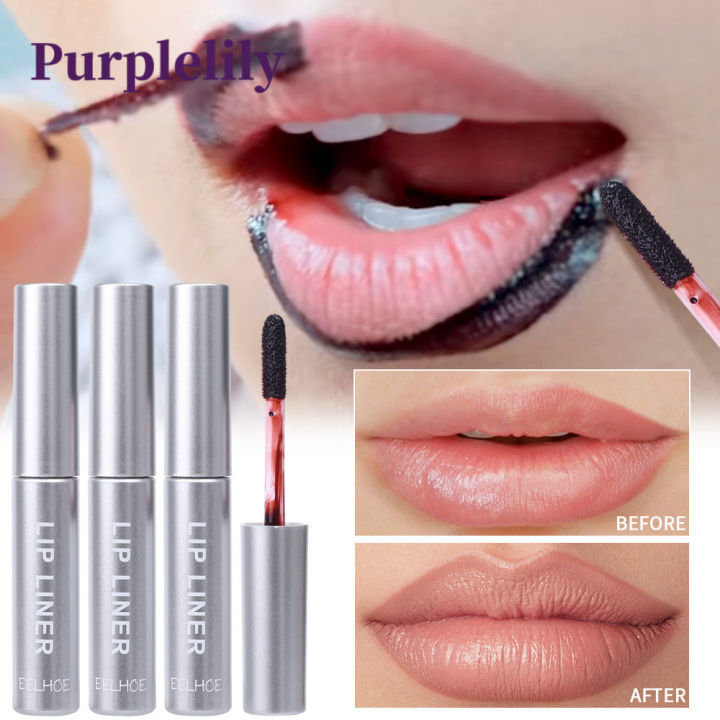 Peel Off Lip Liner Lipstick Tattoo Makeup Waterproof Lasting Matte Non Stick Moisturizing Lip Tint Red Contour Lip Cosmetic