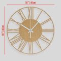 Roman wall clock, Roman numbers clock, Wooden Wall Clock, Minimalist design, Home Decor, Gift for Housewarming, Living Room Clock GC018. 