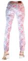 Girls Denim Xpress Supper Skinning tight fit Leg floral jeans short body Twill Jeans Zip Fly Ladies Pants 28-36. 