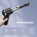 Legacy Deals 3 in 1 Rechargeable Vacuum Cleaner and Air Blower| Portable Cordless Handheld Mini Vacuum Cleaner| Powerful Strong Suction 120W High Power Microscopic Dust Cleaning Tool Machine from Windows, Sofa, Carpets, Car Interior, Keyboard, Home office. 