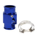36mm Blue Water Temperature Joint Pipe Temp Sensor Gauge Radiator Hose Adapter. 