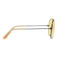 Ray-Ban Aviator Metal Black Frame Yellow Photochromic Lenses-RB3025-90664A-58. 
