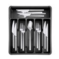 Certiou Space-saving Cutlery Tray Expandable Kitchen Drawer Organizer Tray for Cutlery Utensil Storage Adjustable Divider for Spatulas Tools Plastic Flatware Holder for Homes Cutlery Storage Tray. 
