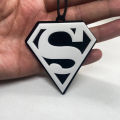 3D Super Man Logo Bike Car Hanging Pendent Accessories Car Rear Mirror & Bike Handle Hanging Pendent Decoration Accessories. 
