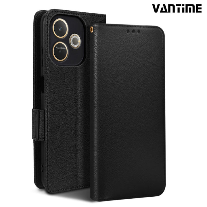 Vantime for OPPO A5 Pro 4G 5G PU Leather Case Card Holder Wallet Camera Protection Phone Cover