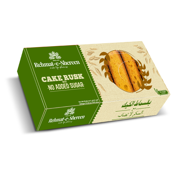 Rehmat e Shereen Cake Rusk 250gm (NO SUGAR ADDED)