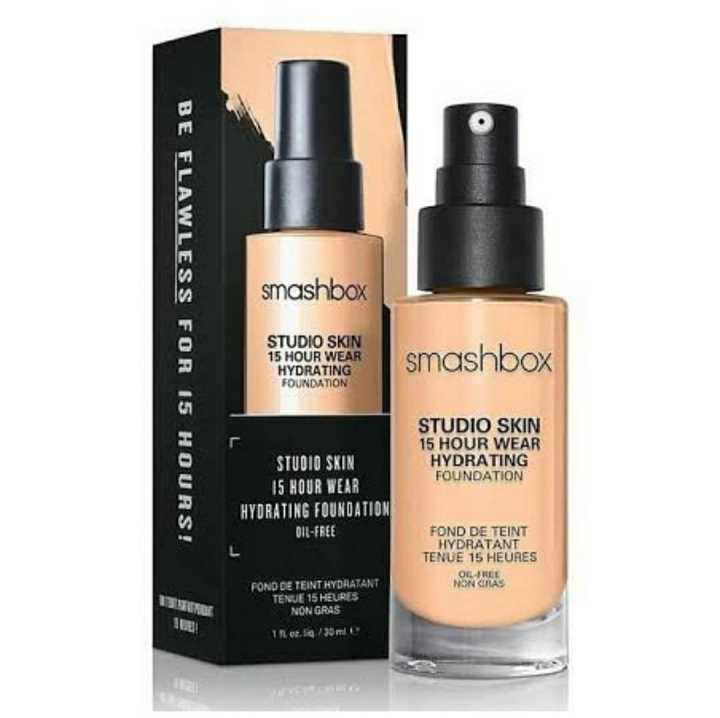 Smashbox Studio Skin 24 Hour Wear Hydrating Foundation - 2.4 Light-Medium With Warm-Peach Undertone For Women 1 oz Foundation