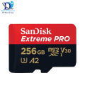SanDisk EXTREME PRO 256GB - MicroSDXC / 200MB/ A2 / UHS-I / U3 / V30 / C10 - SDXC MicroSD Memory Card - For Action Cam / Drones / Helicam. 