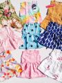 Pack of 1 Summer Random Cotton Printed Frocks for Baby Girl  |  Summer Beautiful Cotton Printed frock for cute baby girl Frock Frok. 