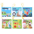 Baby Cloth Book Intelligence Development Early Learning Educational Toy Montessori for Kids Gift. 