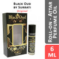 Black Oud Roll on 6 Ml Perfume Oil Unisex Natural Wood Notes Long Lasting Skin Friendly Alcohol-Free Fragrance. 