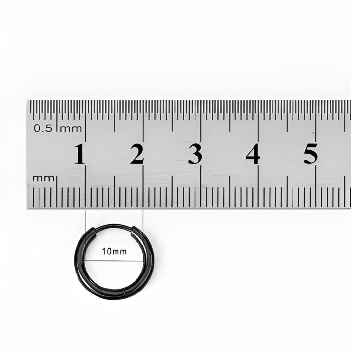 1%20Pair%20(2%20Pcs)%20Hoop%20Stud%20Earrings%20Set%20-%20Unisex%20Stainless%20Steel%20Earrings%20for%20Boys%20Ear%20Tops%20for%20Boys%20%20-%20Black%20Earrings%20for%20Girls%20-%20Ear%20Rings%20for%20Boys%20Earings%20-%20Bts%20Jewellery%20-%20Image%206