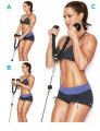 Heavy Duty  Attachment Pull Down/Extension Tricep Fitness Bodybuilding Gym Abdominal Crunches Cable Pull Down  Black. 