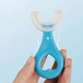 Silicone 360 Degree U Shaped Toothbrush-tooth brush for kids- Baby Children Manual Teeth Whitening-Toothbrush Children's Teeth Cleaning Brush-children u shaped toothbrush-U Shape Tooth Brush. 