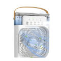 Portable Air Conditioner Fan, Mini Evaporative Air Cooler with 7 Colors LED Light, 1/2/3 H Timer, 3 Wind Speeds and 3 Spray Modes for Your Desk, Nightstand, or Coffee Table. 