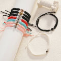 Wholesale New Projection Bracelets Stainless Circle Photo Bracelet Customized Colorful Woven Projection Bracelet Adjustable. 
