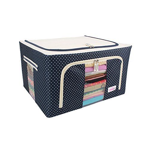 Storage Box 55liter Foldable Storage Organizers Clothes Blanket Quilt Organizer Box Large Capacity Closet Sweater Storage Clothes Cabinet Organizer